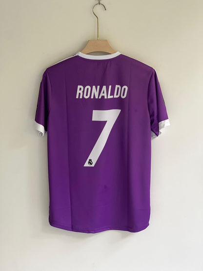 Real Madrid / Ronaldo purple jersey / Half sleeve jersey / premium quality (Limited)