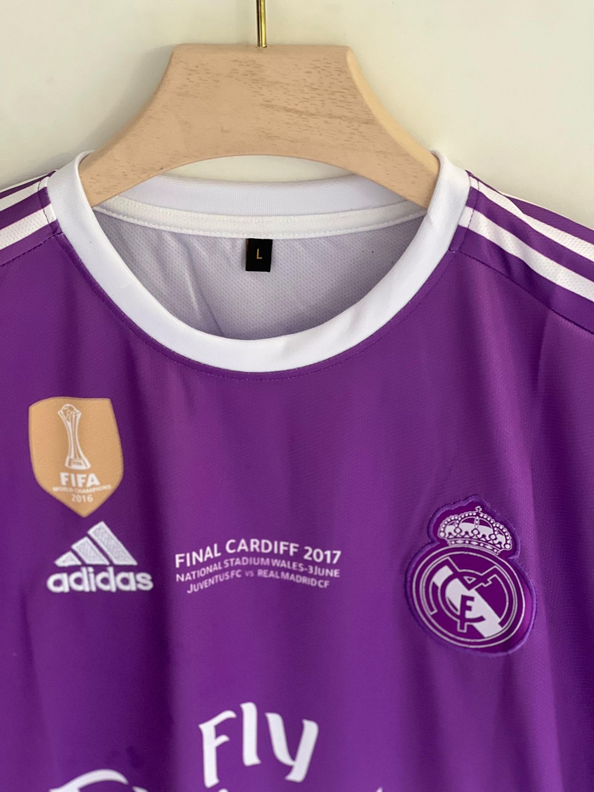 Real Madrid / Ronaldo purple jersey / Half sleeve jersey / premium quality (Limited)